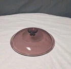 Pyrex Corning Vision Cranberry Replacement Lid V2.5C Used. Price: $10.00.