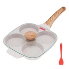 Bobikuke Egg Pan, Frying With Lid Nonstick 4 Cups Pancake Fried E... New. Price: $33.72.