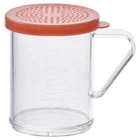 Winco PDG-10R, Oz Plastic Dredge With Rose Snap-on Lid, New. Price: $10.92.