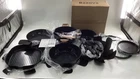 Bazova 19 Pcs Pots And Pans Set Non Stick Ceramic Cookware With Removable... New. Price: $50.00.