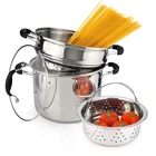 Avacraft 18/10 Stainless Steel, 4 Piece Pasta Pot 7 Quarts, New. Price: $100.99.