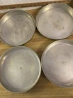 Vtg Set Of 4 Kitchen Pride By Mirro 9" X 1.5" Aluminum Rd Layer Cake Baking Pan Used. Price: $14.99.