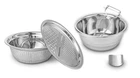 Regalo 5-PIECE Stainless Steel Colander & Mixing Bowl Set With Grater Lid New. Price: $19.99.