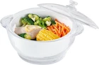 2.5L Glass Microwave Vegetable Steamer, For Cooking, Dumpli... New. Price: $38.95.