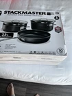 Granitestone Non Stick Cookware Set Diamond Stackmaster Stackable Aluminum New. Price: $59.95.