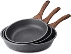 Sensarte Nonstick Frying Skillets, Swiss Granite Coating Omelette Pans, Heal New. Price: $139.98.