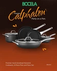 Calphalon Premier Hard-anodized Nonstick Cookware, 8-PIECE Pots And Pans Set New. Price: $163.99.