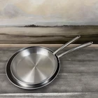 Williams Sonoma By Hestan Signature Stainless-steel French Skillet SET/2 Scuffs New. Price: $189.95.