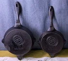 Tools Of The Trade Basics Cast Iron Skillet 6.5" & 8" Frying Pan Set 2 Used. Price: $49.99.