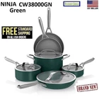 Ninja Ceramic Pro 10-PIECE Cookware Set, Aluminum And Stainless Steel, Non-stick New. Price: $198.95.