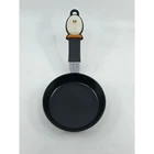 Joie Msc Small Fry Mini Egg Pan Non-stick Penguin Handle Black Silver Skillet Used. Price: $11.99.
