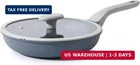 Pricusis Nonstick Ceramic Frying With Lid, Toxic Skillet, Healthy Egg New. Price: $43.03.
