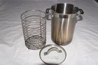 All Clad Asparagus Steamer Pot W/ Basket & Lid Used. Price: $24.99.