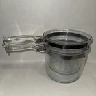 Vintage Pyrex Flameware Glass Double Boiler 1.5 Quart Cooking Pot 6283-U Used. Price: $79.99.