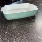 Vtg Pyrex 507-B Heinz Promo 1953 Seafoam Green Rectangular Casserole Dish 1.5 Qt Used. Price: $25.00.