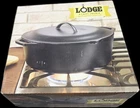 Lodge Cast Iron Dutch Oven Dual Handles Pre-seasoned Cooking Serving Pot 7 Qt New. Price: $64.95.