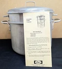 Vintage Leyse Aluminum Cooker Steamer Pot Insert Lid 8 Qt Farmhouse Kitchen Usa Used. Price: $40.45.