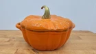 Smith & Clark Cast Iron Enameled 2 Quart Dutch Oven Orange Pumpkin Gold New. Price: $49.99.
