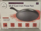 Mejoy 10.5" Cast Iron Pizza Pan With Silicone Handle Scraper Comal New. Price: $26.98.