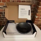 Made In Cookware 12" Blue Carbon Steel Wok (non-seasoned) Box France New. Price: $109.00.