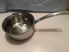 Viking Fabulous 3 Ply Heavy Qyality Stainless Steel 2 1/4 Qt Covered Sauce Pan New. Price: $100.00.