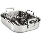 All-clad Stainless Steel Roaster W/non-stick Rack Large New. Price: $187.67.