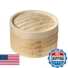 Joyce Chen 2-TIER Bamboo Steamer Baskets, 10-INCH Authentic Asian Cooking New. Price: $34.05.