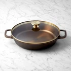 Smithey Seasoned Cast Iron Dual Handle Skillet 12" With Lid - Free Shipping!!! New. Price: $160.89.