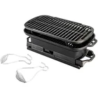 Lodge Lsprog Seasoned Sportsman's Cast Iron Portable Bbq Grill New. Price: $209.97.