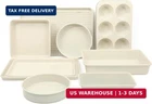 Martha Stewart Gallen 10 Piece Baking Pans Ceramic Pfa Free Non Toxic Stick New. Price: $128.23.