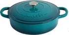 Crock-pot 5 Qt Teal Ombre Enameled Non-stick Cast Iron Brasier Pan With Lid New. Price: $95.06.