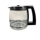 Cuisinart 12 Cup Glass Replacement Carafe Black Handle Lid Coffee Pot Clear Used. Price: $12.00.