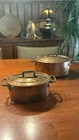 Pc Bourgeat #24#20 Heavy French Copper Pans Pots Lids Professional Cookware Used. Price: $495.00.