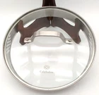 Calphalon Glass Stainless Steel Handle Strainer Lid 8 1/2 9 1/4" Od Used. Price: $12.99.