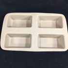 Pampered Chef Mini Pan Family Heritage Stoneware Collection 4 1 Meatloaf Used. Price: $39.97.