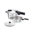 Fissler Pressure Cooker Set Vitaquick Premium 4.5 + 2.5 Glass Lid Germany New. Price: $350.46.