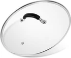 12 Inch Pan - Glass With Stainless Steel Handle For Lid, Clear New. Price: $26.05.