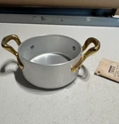 Pentole Agnelli 1932 Collection Casserole Pot With Handles, 3.9 In New. Price: $27.95.
