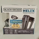 Black+decker Helix Premium Hand Mixer Nib 2X Better Mixing Open. Price: $17.99.