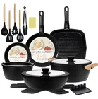 Becigar 23PCS Ceramic Pots Pans Set, Nonstick Detachable Handle Cookware New. Price: $111.99.