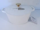 Cuisinart Chef Classic Enameled Cast Iron Dutch Oven Qt 4.8L White C1650-25WM New. Price: $89.99.