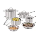 Guy Fieri's Flavortown 10-PIECE Stainless Steel Cookware Set Incl... Fast Ship New. Price: $213.99.