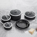 Henckels Made In Italy, Granitium Notte 10-PIECE Nonstick Cookware Set New. Price: $299.99.
