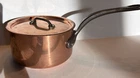Mauviel 1830 Copper Sauce Pan 6.5" X 3.5 Stainless Steel Inside Solid Handle Used. Price: $189.00.