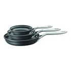 3-PC, Aluminum Hard Anodized Fry Pan Set New. Price: $129.99.
