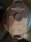 *new* Smith Clark Pre Seasoned Cast Iron Dutch Oven 5 Quart Great For Camping. Price: $25.00.