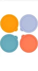 2 Cup Silicone Replacement Lids Storage Cover 4 Pack, Colorful Only New. Price: $21.00.