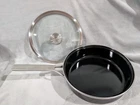 Merten & Storck Steel Core Enameled 3QT Saut Pan With Lid In Chocolate Truffle New. Price: $124.99.