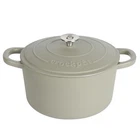Crock Pot Artisan 7 Quart Enameled Cast Iron Dutch Oven With Lid Matte Green New. Price: $101.49.