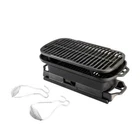 New Lodge Sportsman Hibachi-style Cast Iron Grill Black Lsprog. Price: $259.99.